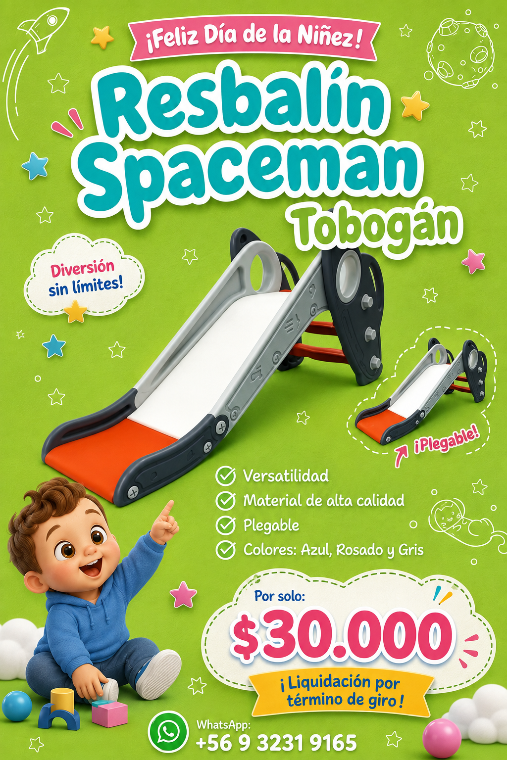 Resbalín infantil